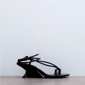 Zara Minimalist wedge sandal
